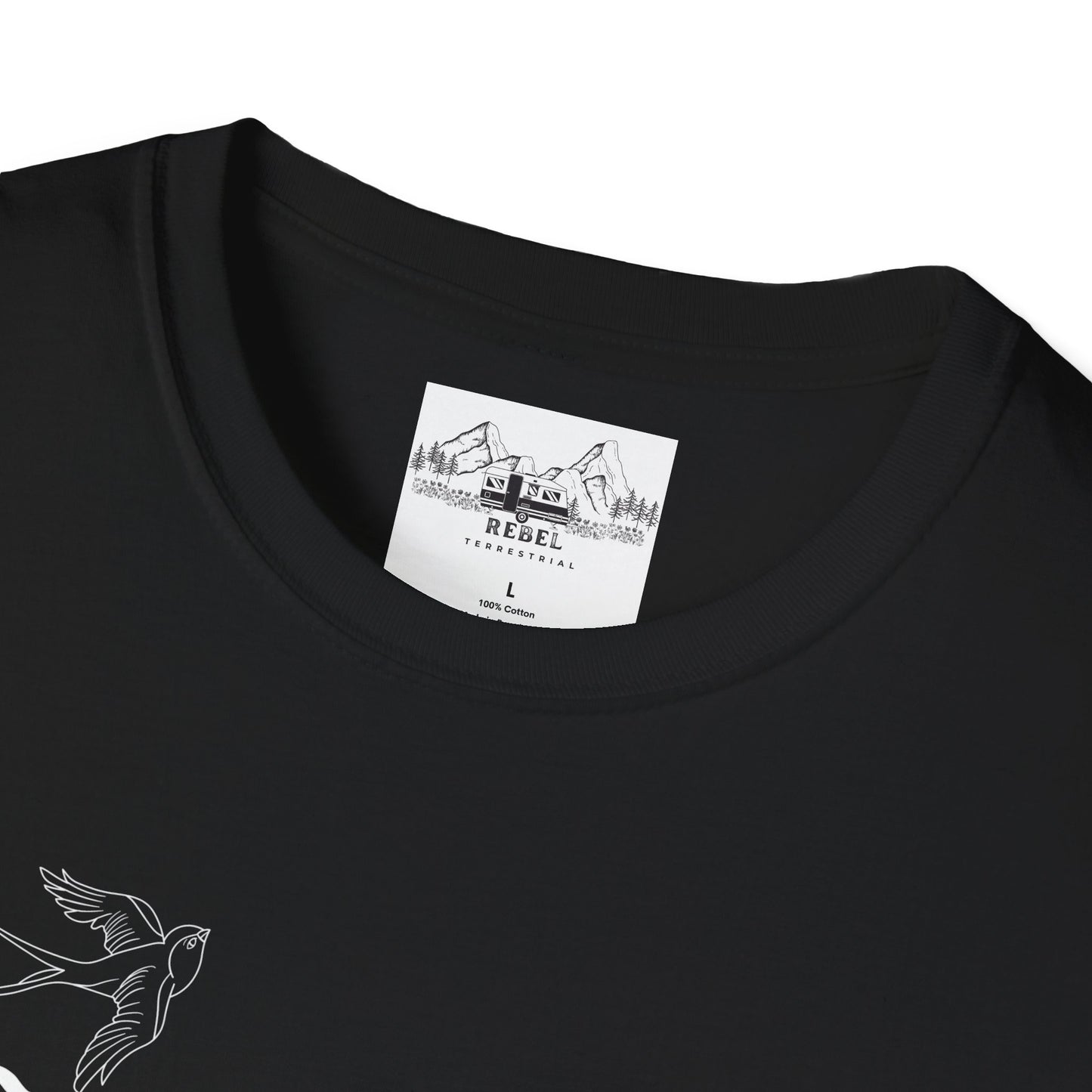 Jesus Loves You and Your Tattoos – Tattoo Dove & Heart T-Shirt