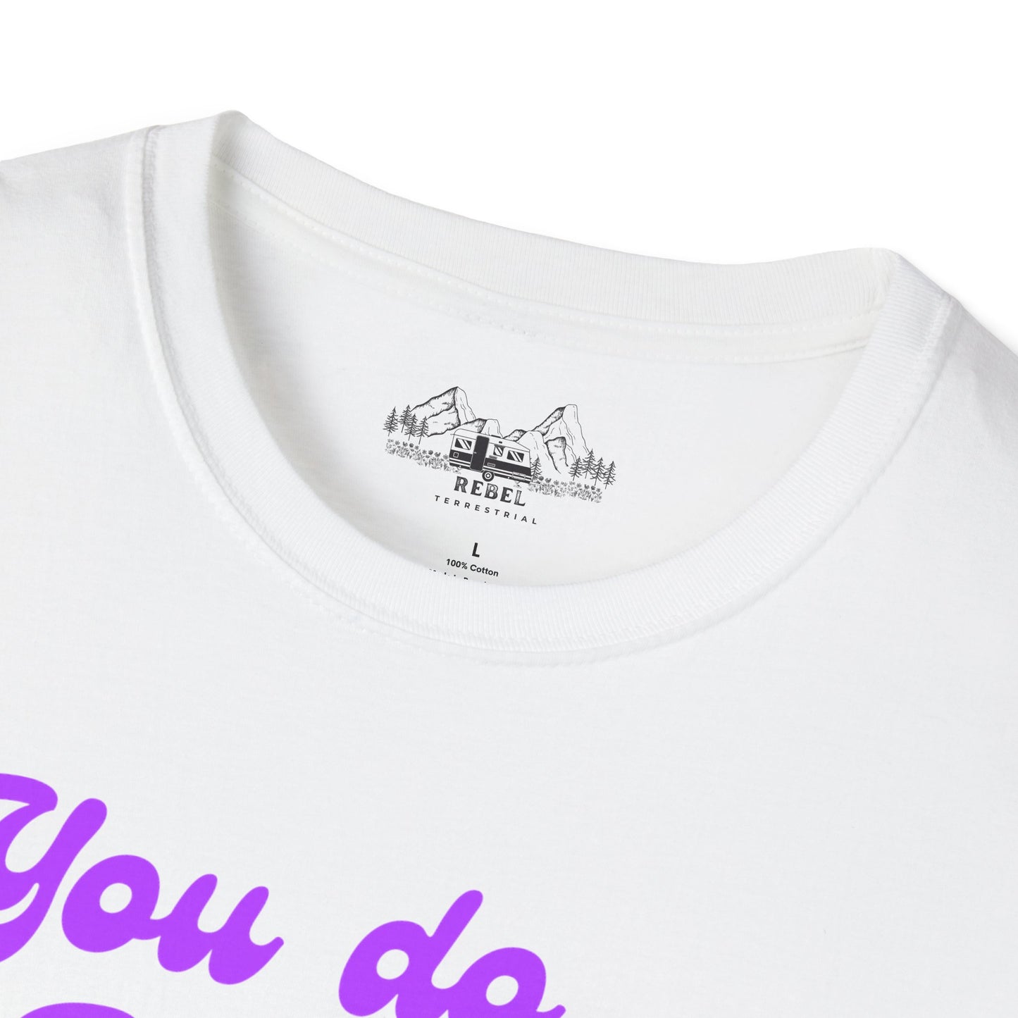 You Do You Boo – Playful Purple Lettering T-Shirt