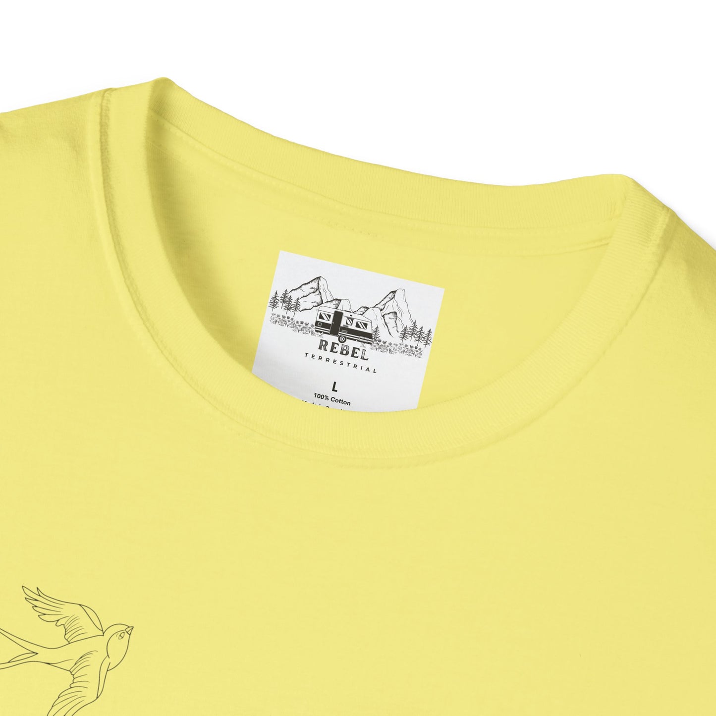 Jesus Loves You and Your Tattoos – Tattoo Dove & Heart T-Shirt