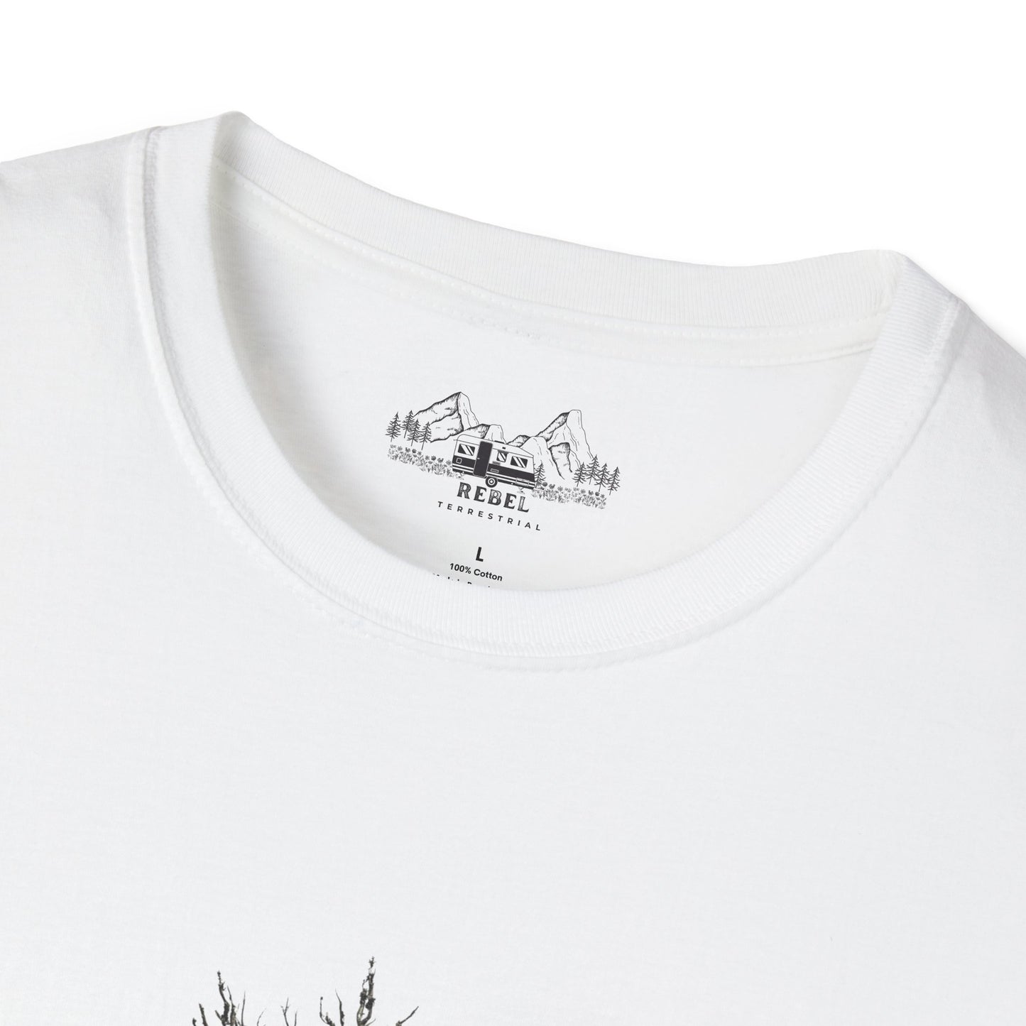 Keep Calm and Hike On | Tree Crown Unisex Softstyle T-Shirt