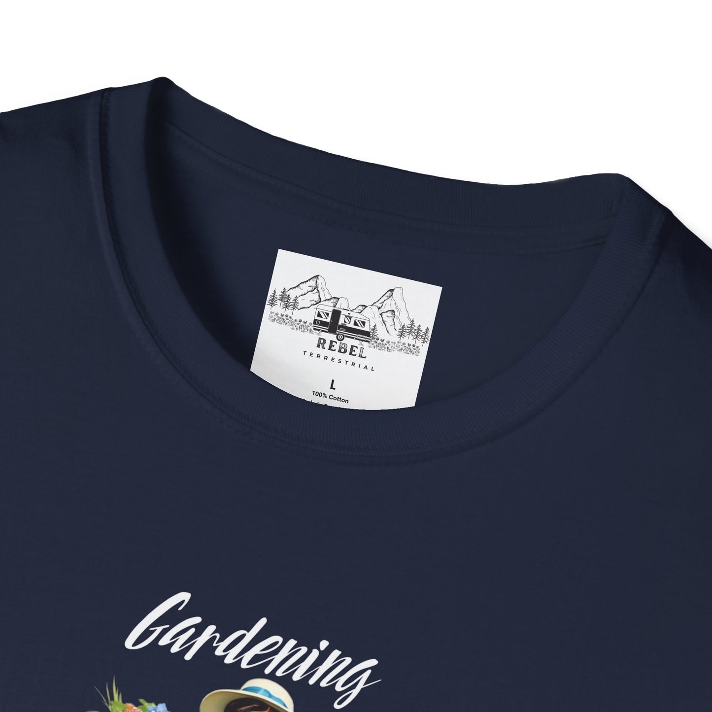 Gardening, Because Murder is Wrong – Vintage Humor T-Shirt
