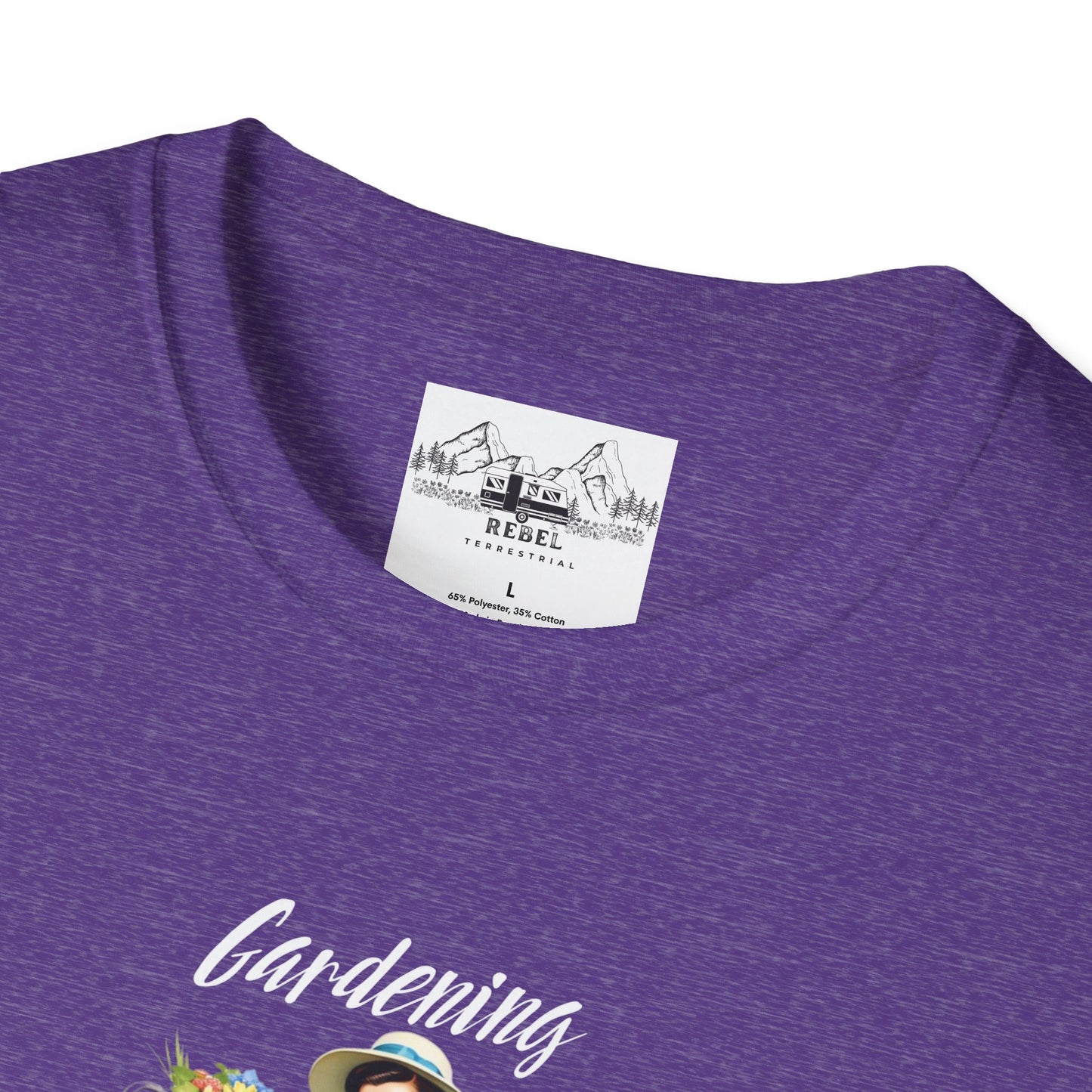 Gardening, Because Murder is Wrong – Vintage Humor T-Shirt