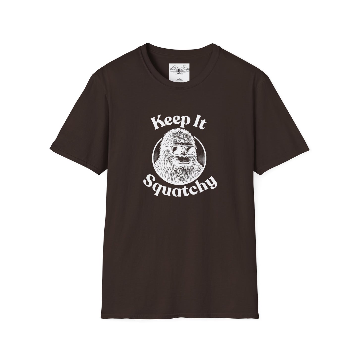 Keep It Squatchy Bigfoot T-Shirt – Unisex Softstyle Tee