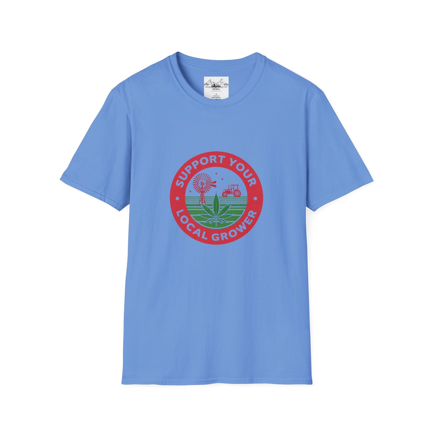 Support Your Local Grower T-Shirt – Unisex Softstyle Tee for Cannabis Advocates & Farm Fans