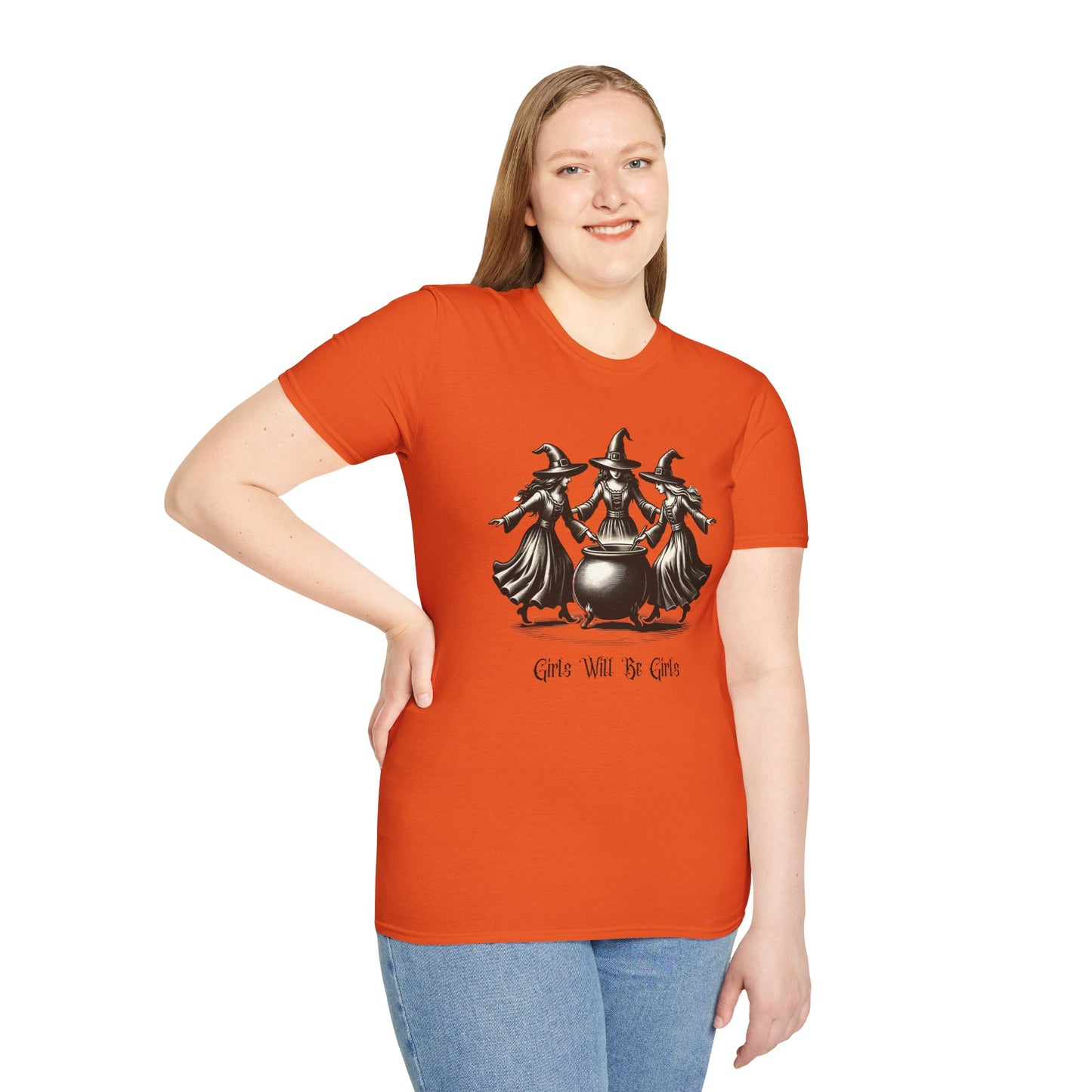 "Girls Will Be Girls" Witches Unisex T-Shirt