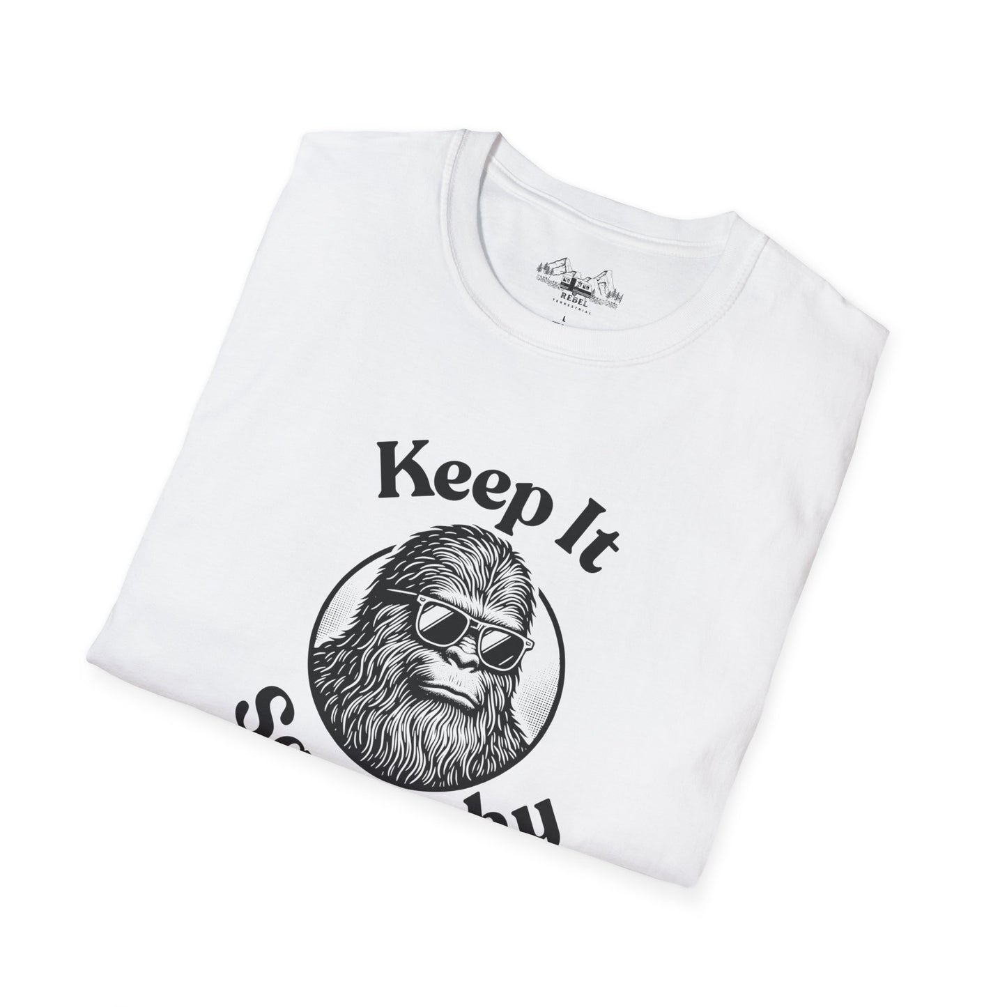 Keep It Squatchy Bigfoot T-Shirt – Unisex Softstyle Tee