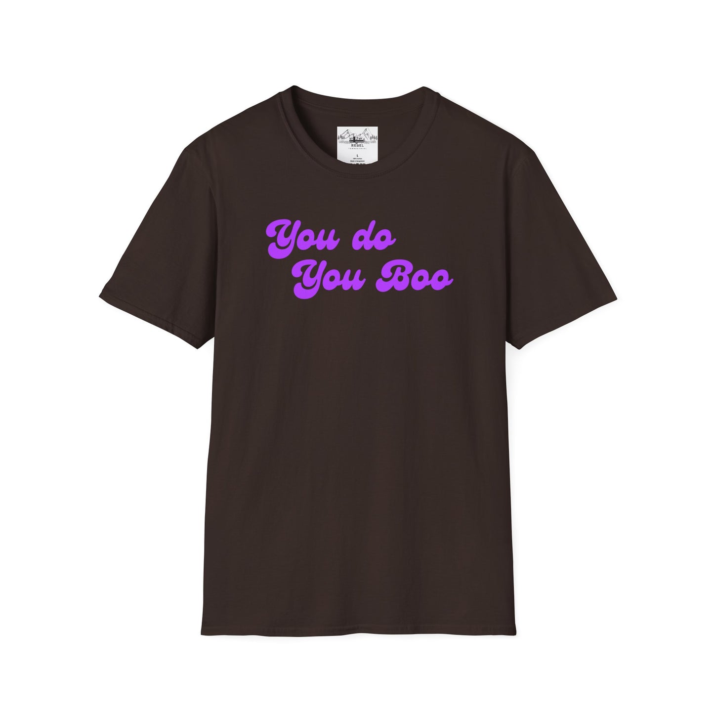 You Do You Boo – Playful Purple Lettering T-Shirt