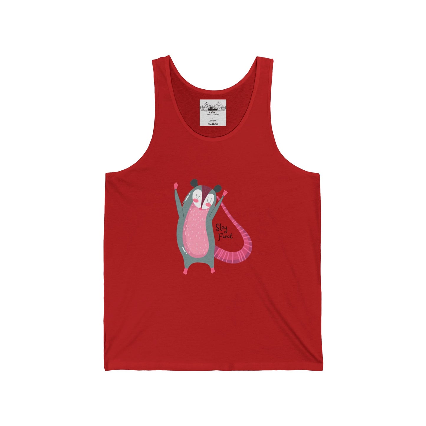 Stay Feral – Unisex Jersey Tank