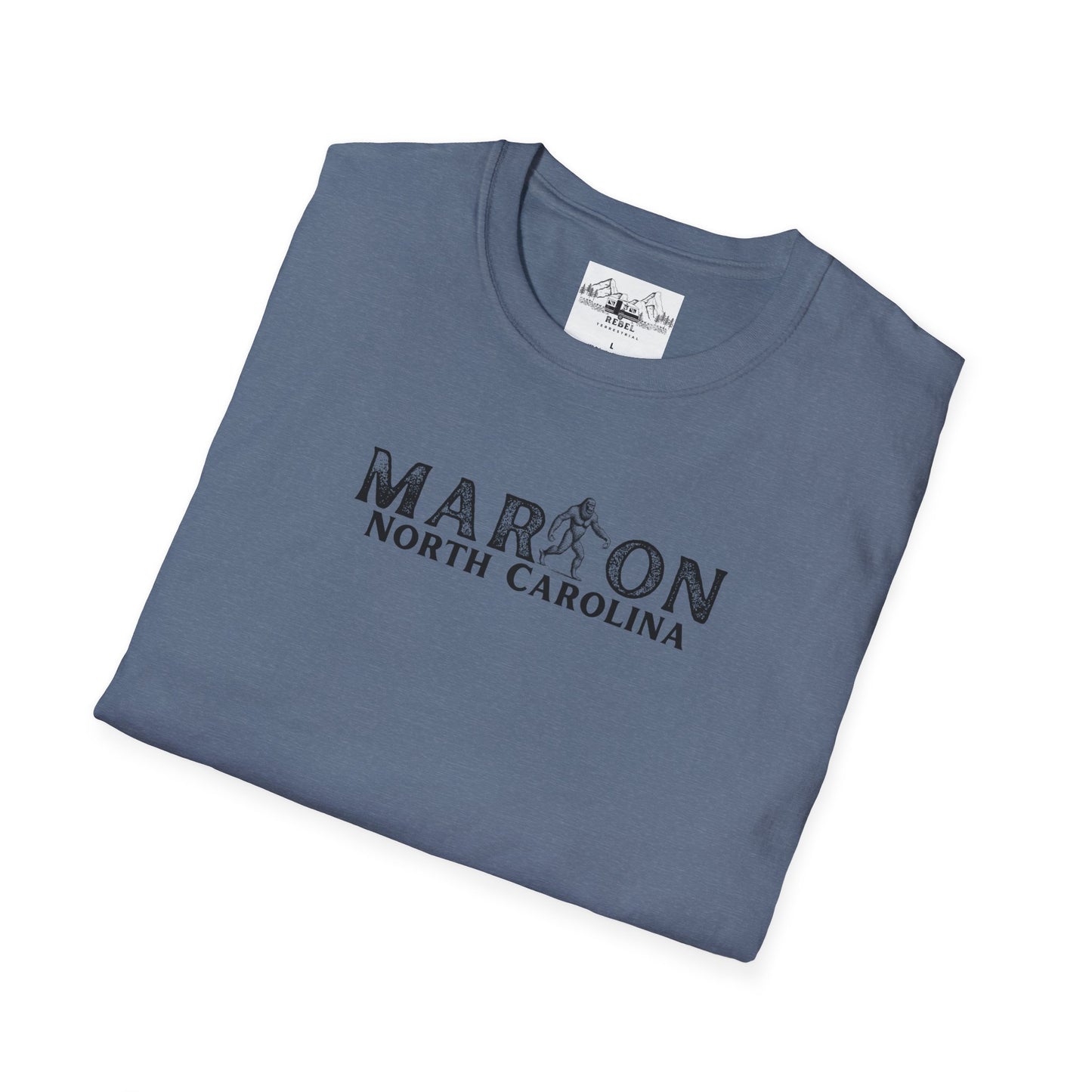 Marion North Carolina Bigfoot T-Shirt – Unisex Softstyle Tee