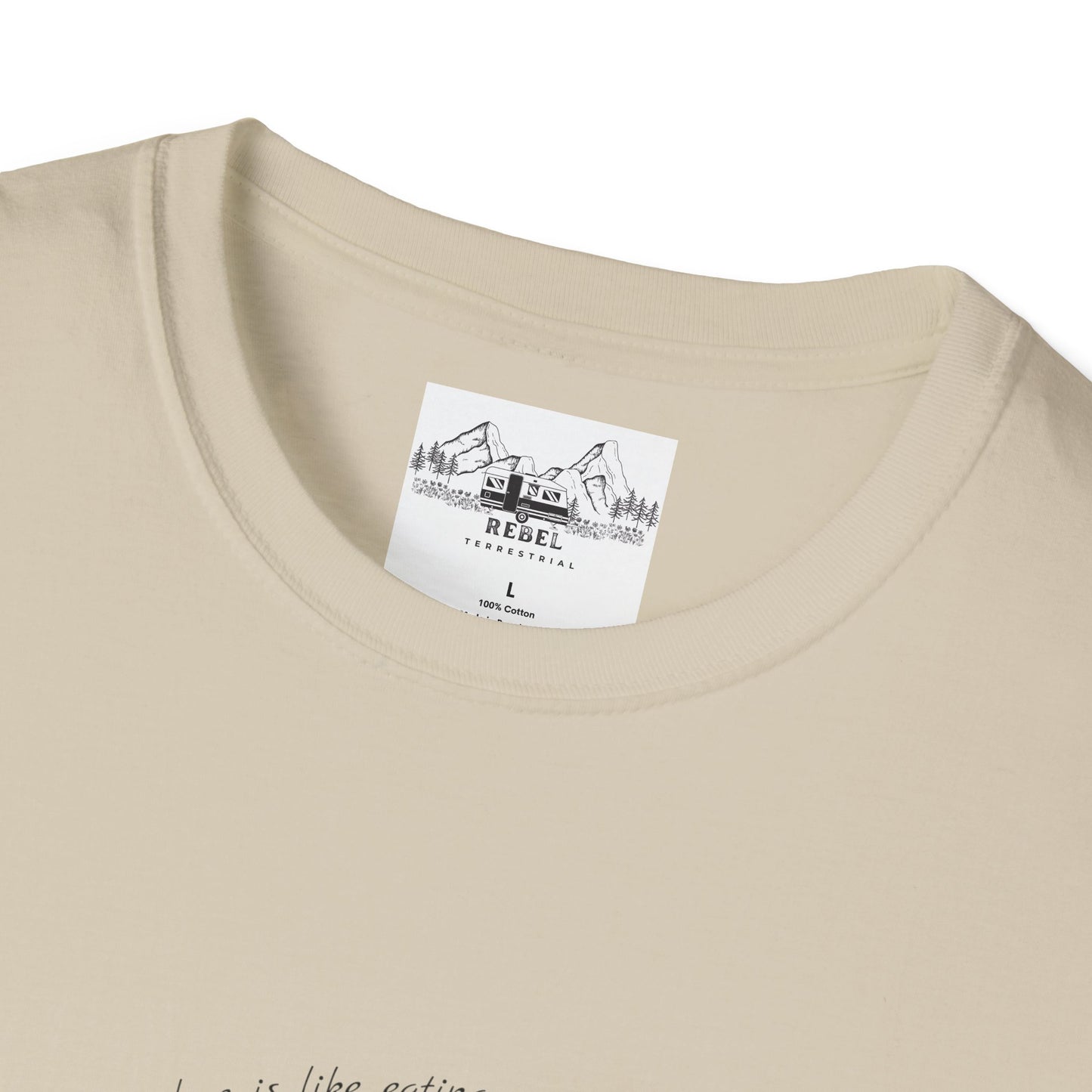 Falling in Love Is Like Eating Mushrooms – Mushroom Woman Unisex Softstyle T-Shirt