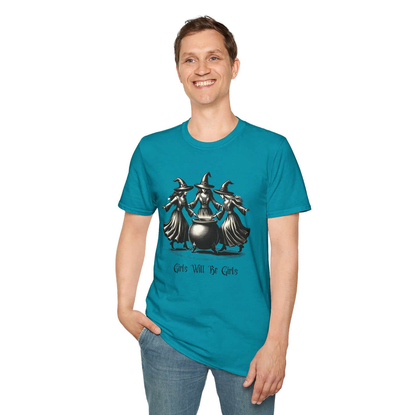 "Girls Will Be Girls" Witches Unisex T-Shirt