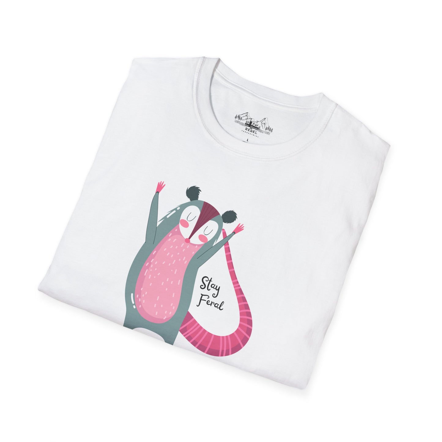 Stay Feral β Happy Possum T-Shirt