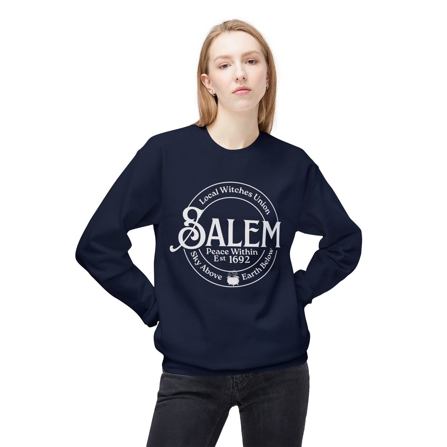 Salem Local Witches Union Midweight Fleece Sweatshirt