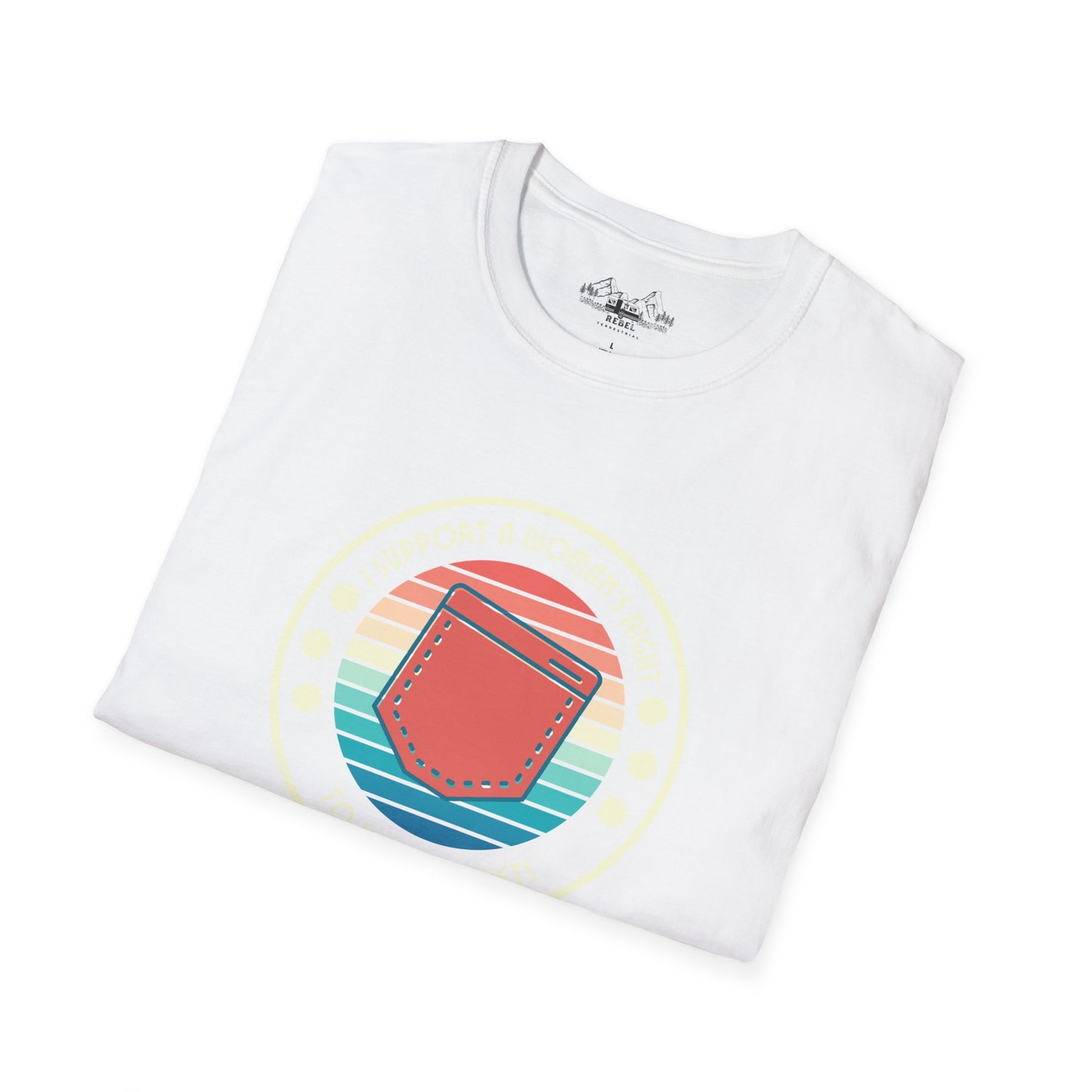 I Support a Woman’s Right to Have Pockets – Retro Tee
