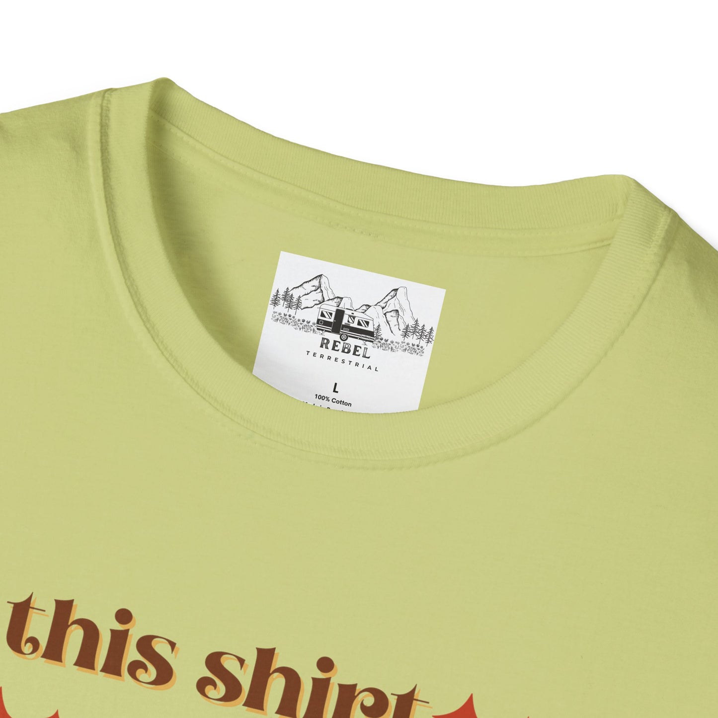 This Shirt Smells Like Campfire – Cozy Outdoorsy Unisex Softstyle T-Shirt