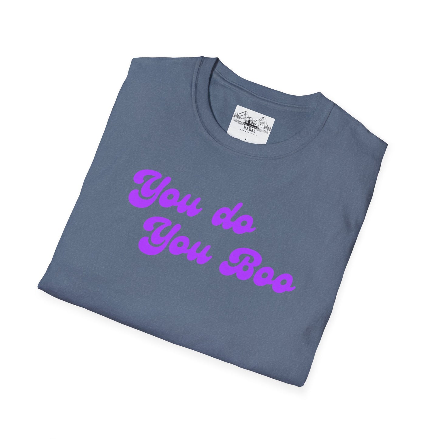 You Do You Boo – Playful Purple Lettering T-Shirt
