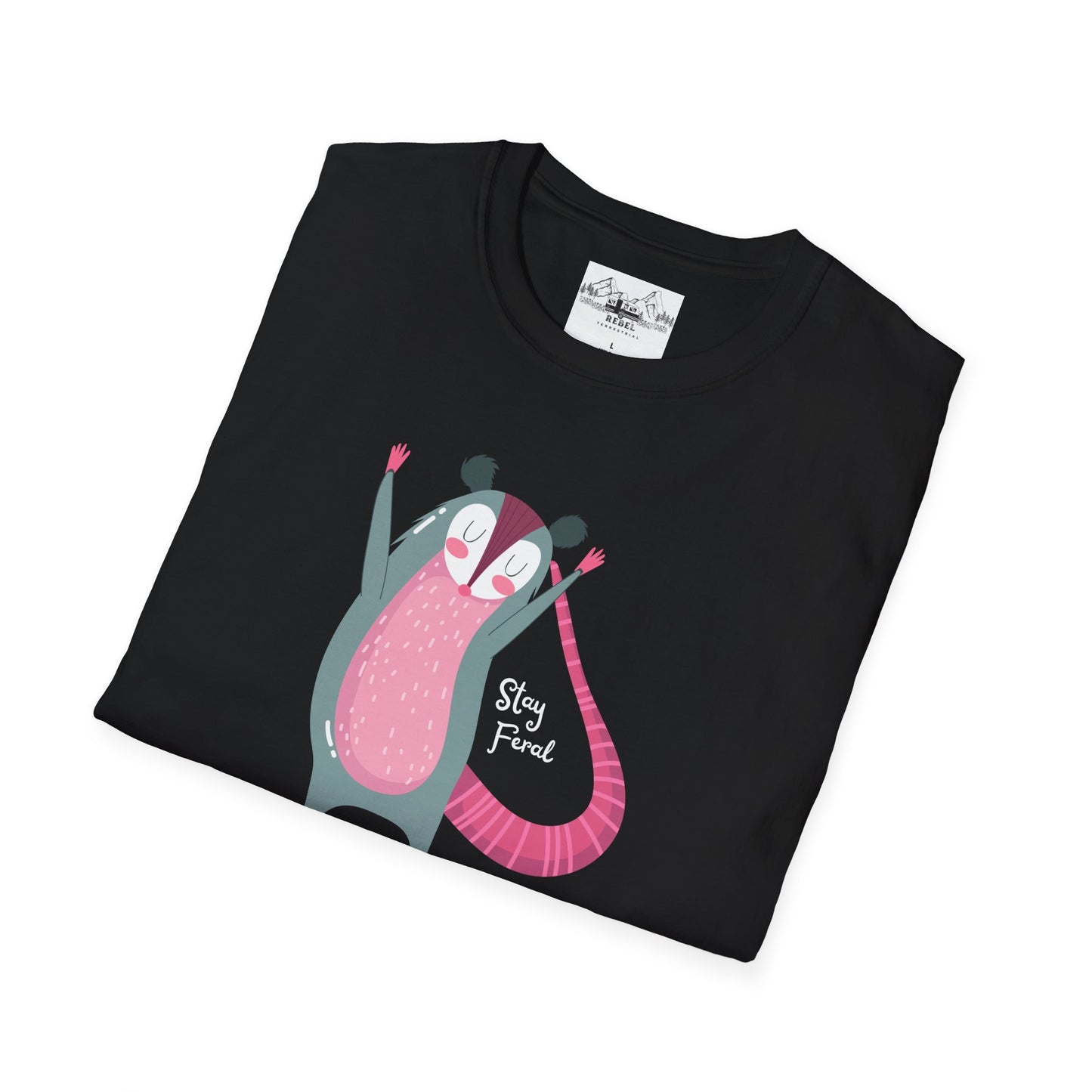 Stay Feral β Happy Possum T-Shirt