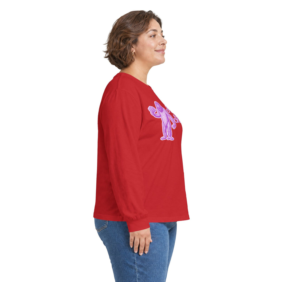 Hey Shuga Bigfoot Unisex Long Sleeve Tee
