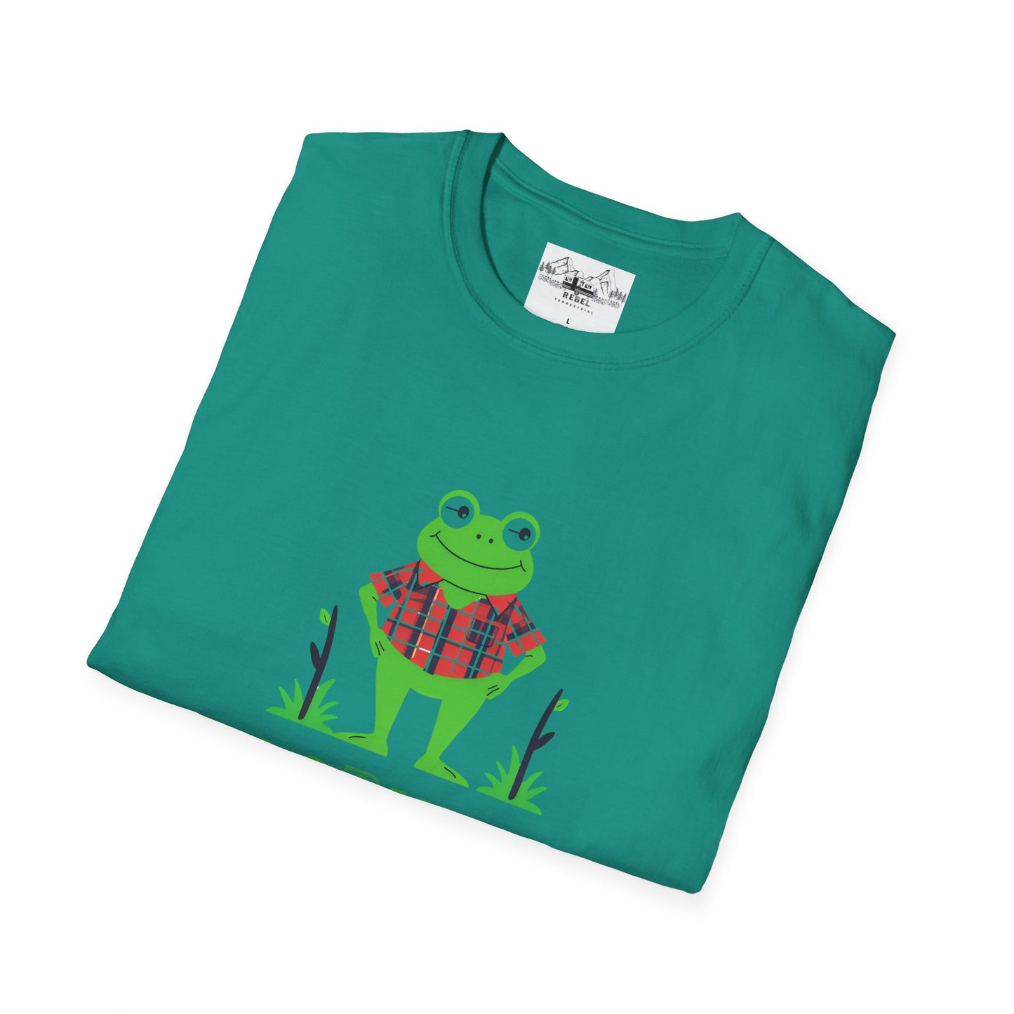 Cartoon Frog "Dagburnit" Unisex Softstyle T-Shirt – Southern Charm Meets Cozy Style