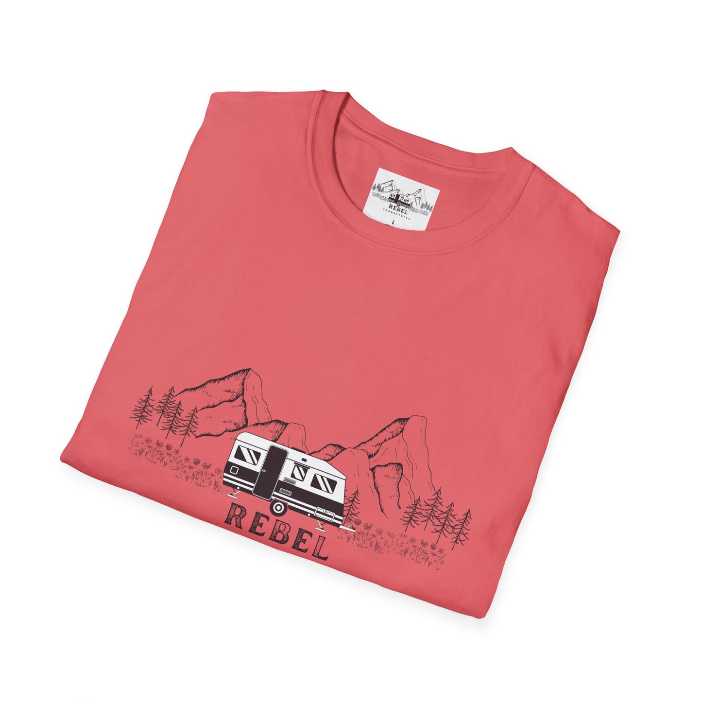 Rebel Terrestrial Mountain RV T-Shirt – For Nomads, Rebels, and Outdoor Souls