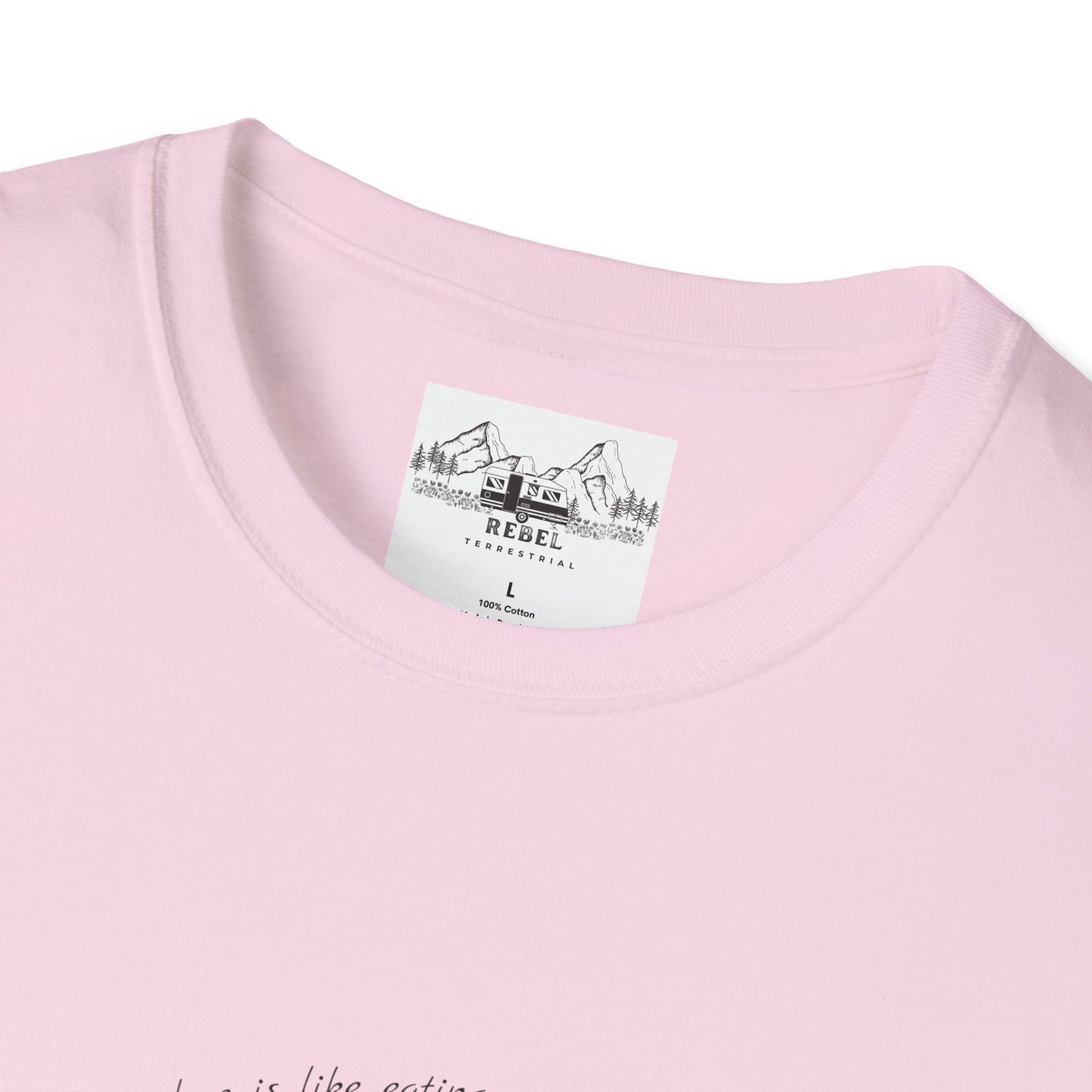 Falling in Love Is Like Eating Mushrooms – Mushroom Woman Unisex Softstyle T-Shirt