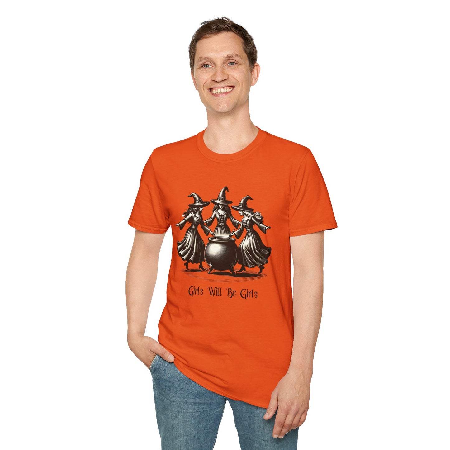 "Girls Will Be Girls" Witches Unisex T-Shirt