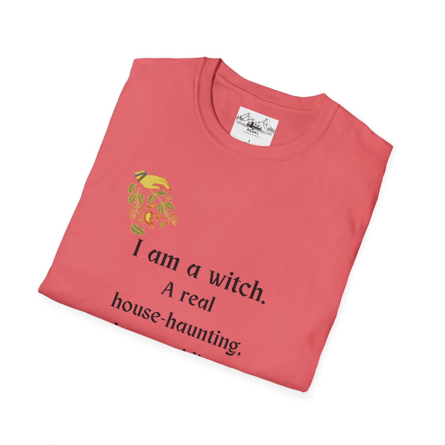 The Real Witch Cauldron & Broom Unisex T-Shirt