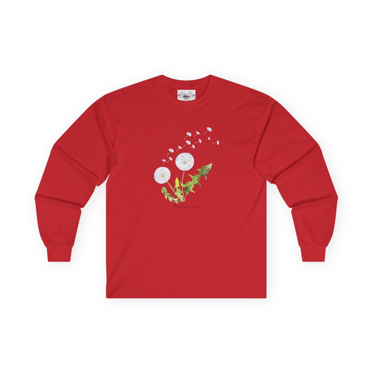 "Blow Me" Dandelion Long Sleeve Tee