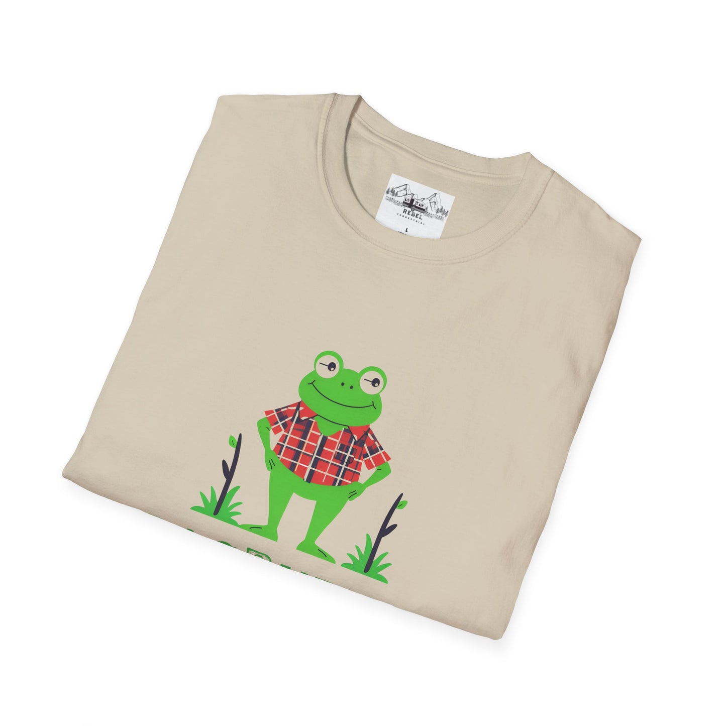 Cartoon Frog "Dagburnit" Unisex Softstyle T-Shirt – Southern Charm Meets Cozy Style