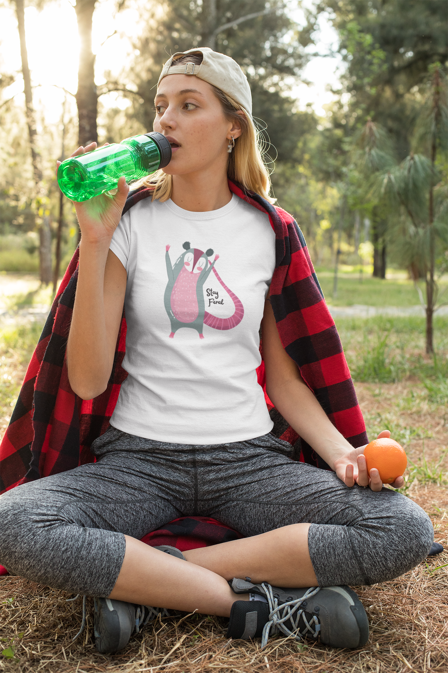 Stay Feral β Happy Possum T-Shirt