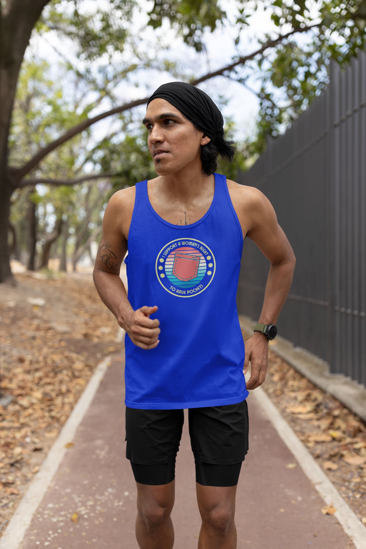 I Support a Woman’s Right to Have Pockets – Unisex Jersey Tank