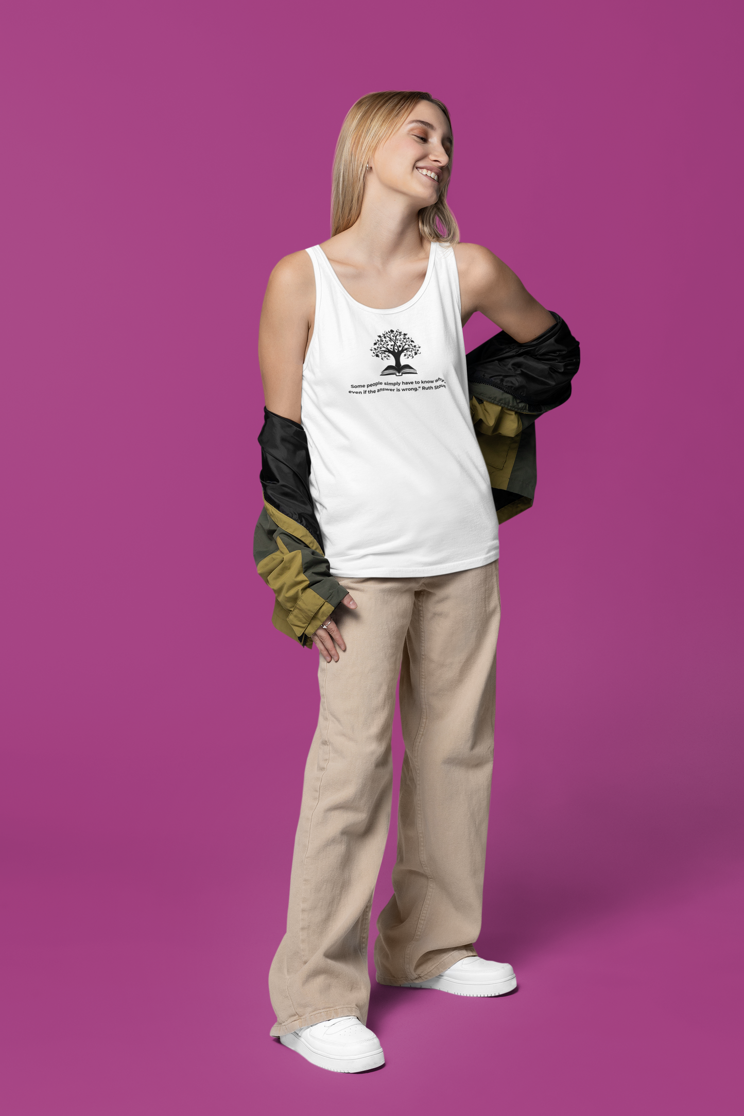 “Some People Simply Have to Know Why” – Unisex Jersey Tank
