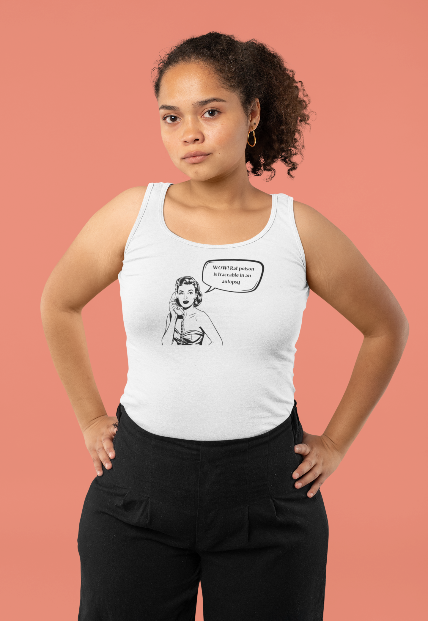WOW! Rat Poison is Traceable in an Autopsy – Unisex Jersey Tank