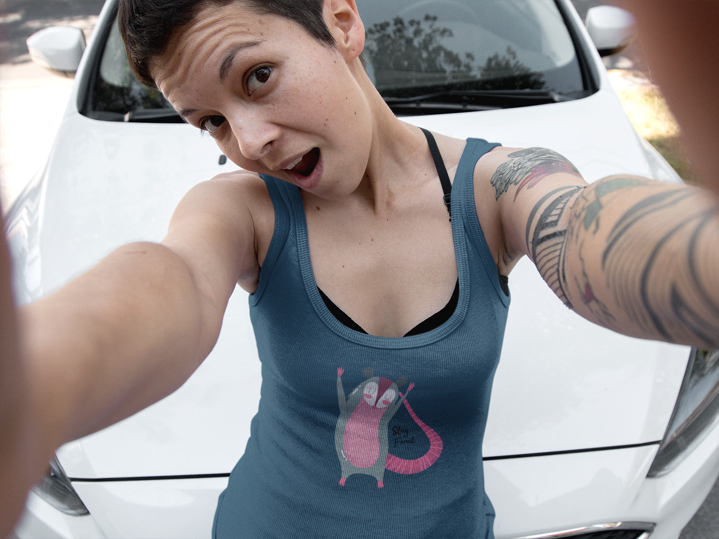 Stay Feral – Women’s Racerback Tank