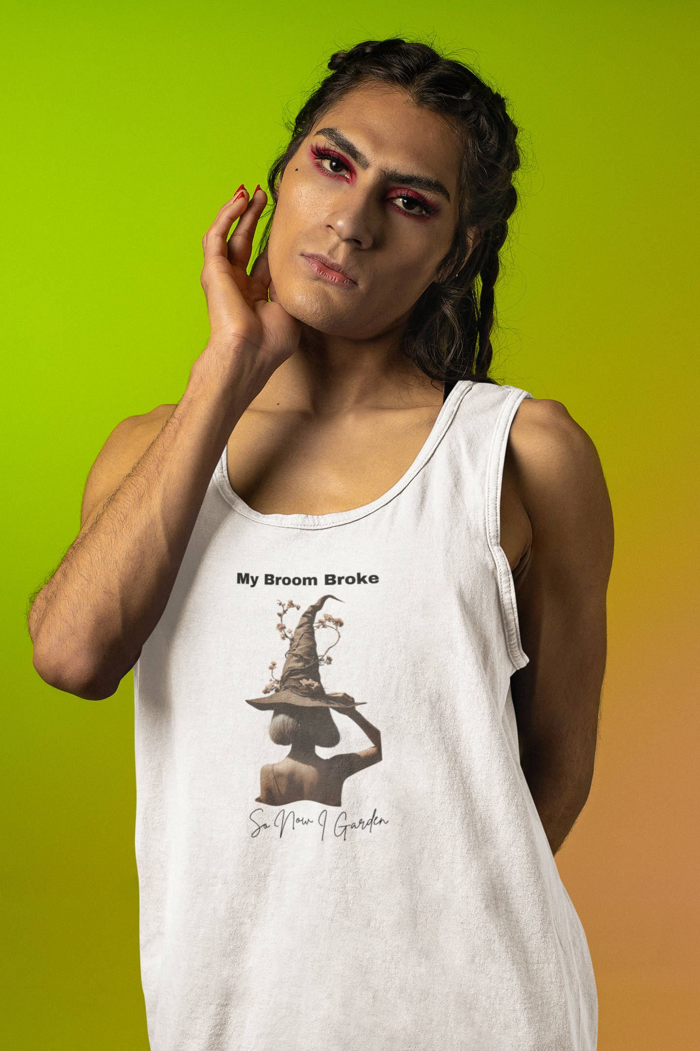 My Broom Broke So Now I Garden – Unisex Tank Top