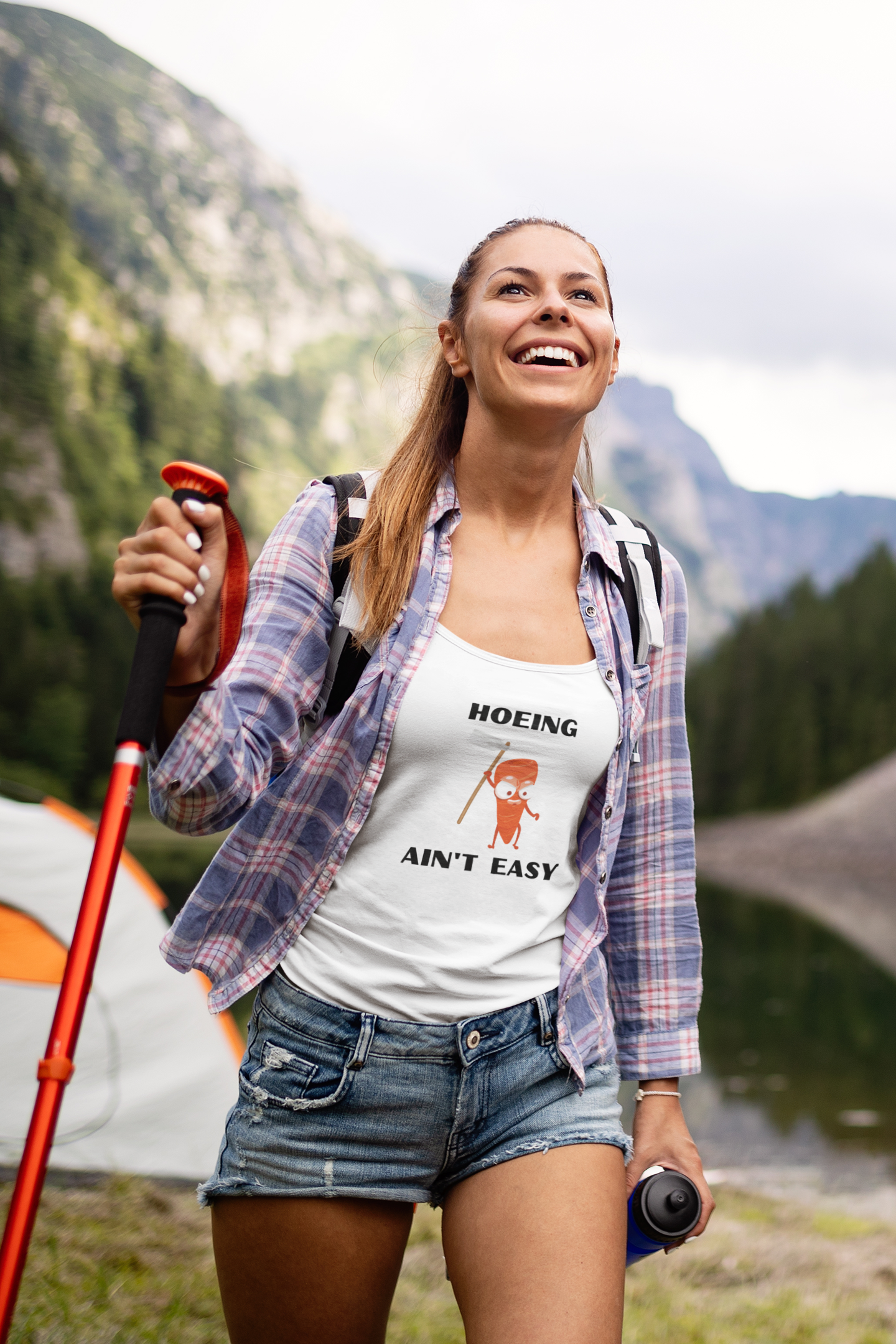 Hoeing Ain’t Easy – Unisex Tank Top