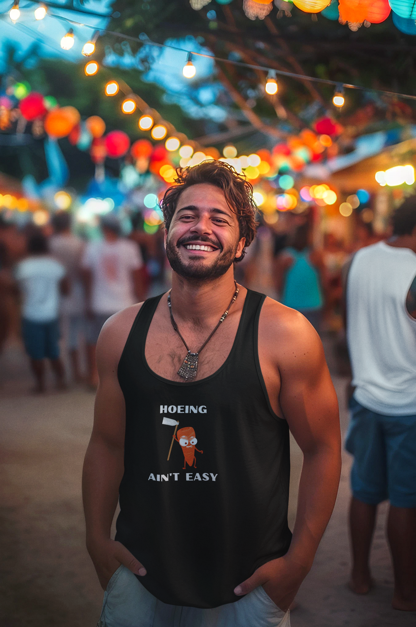 Hoeing Ain’t Easy – Unisex Tank Top