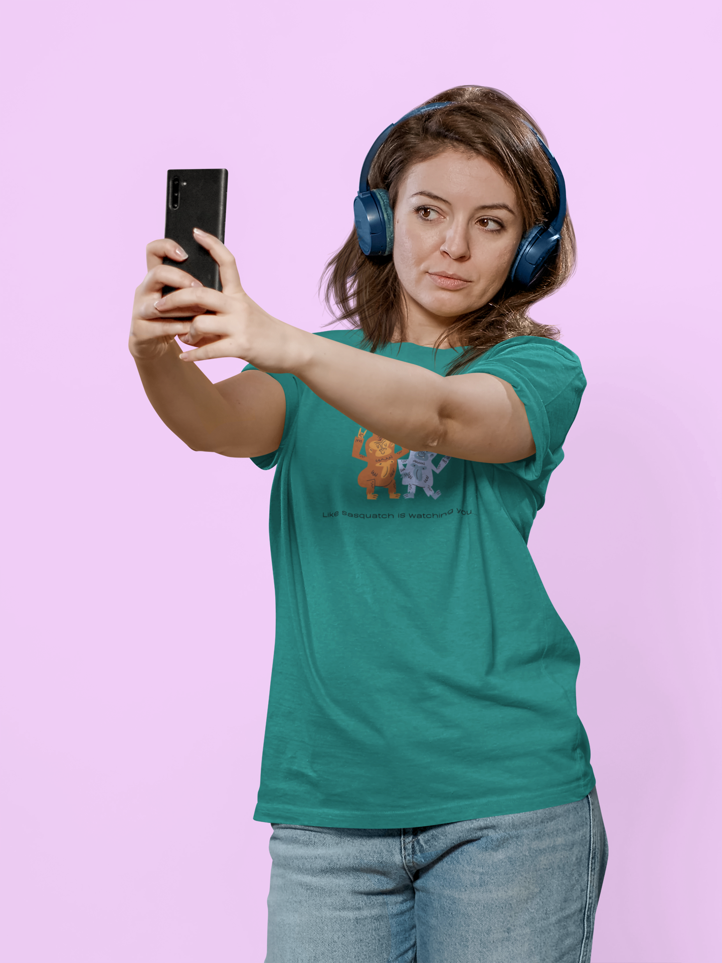 Dance Like Sasquatch Is Watching – Unisex Softstyle T-Shirt
