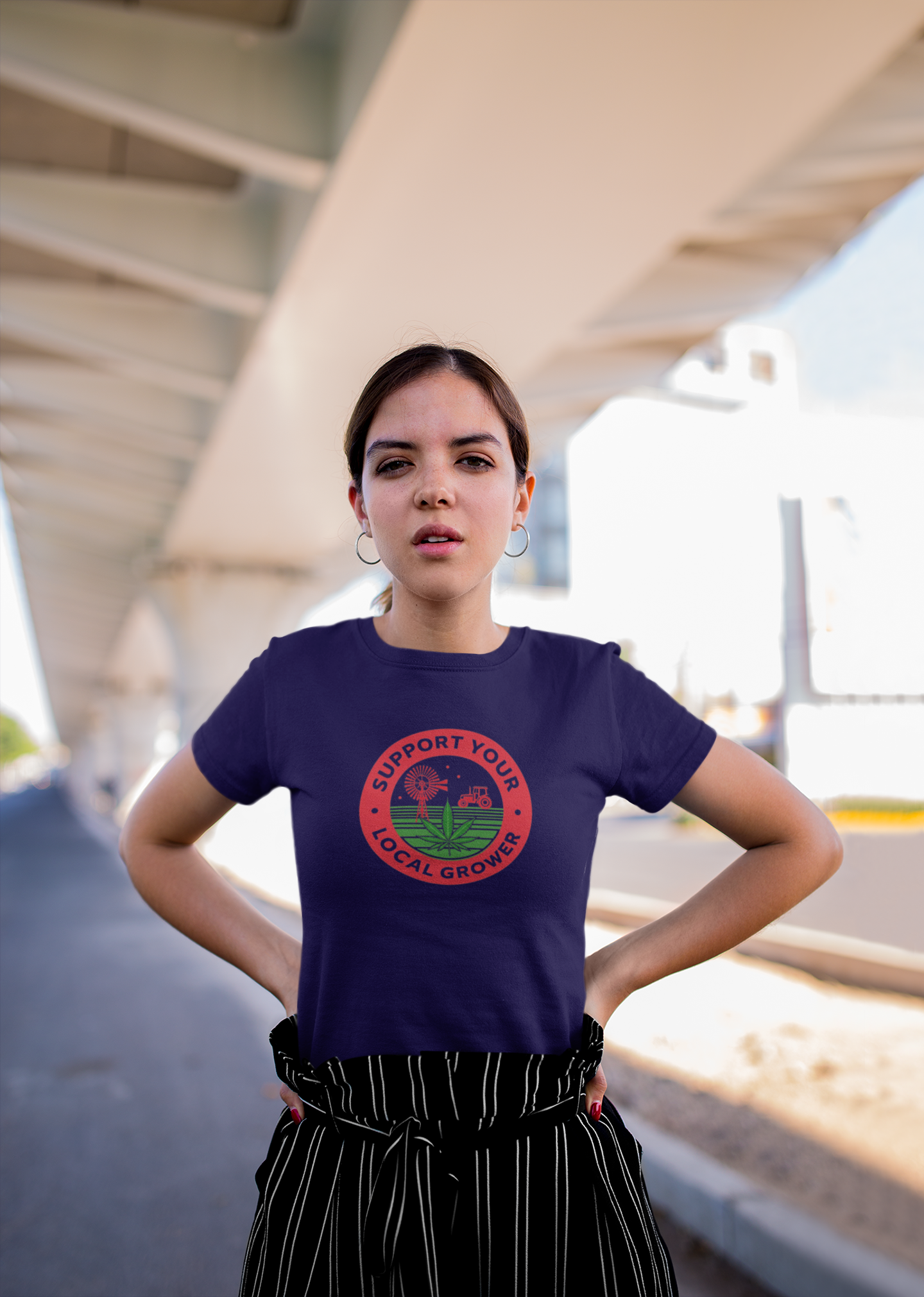 Support Your Local Grower T-Shirt – Unisex Softstyle Tee for Cannabis Advocates & Farm Fans
