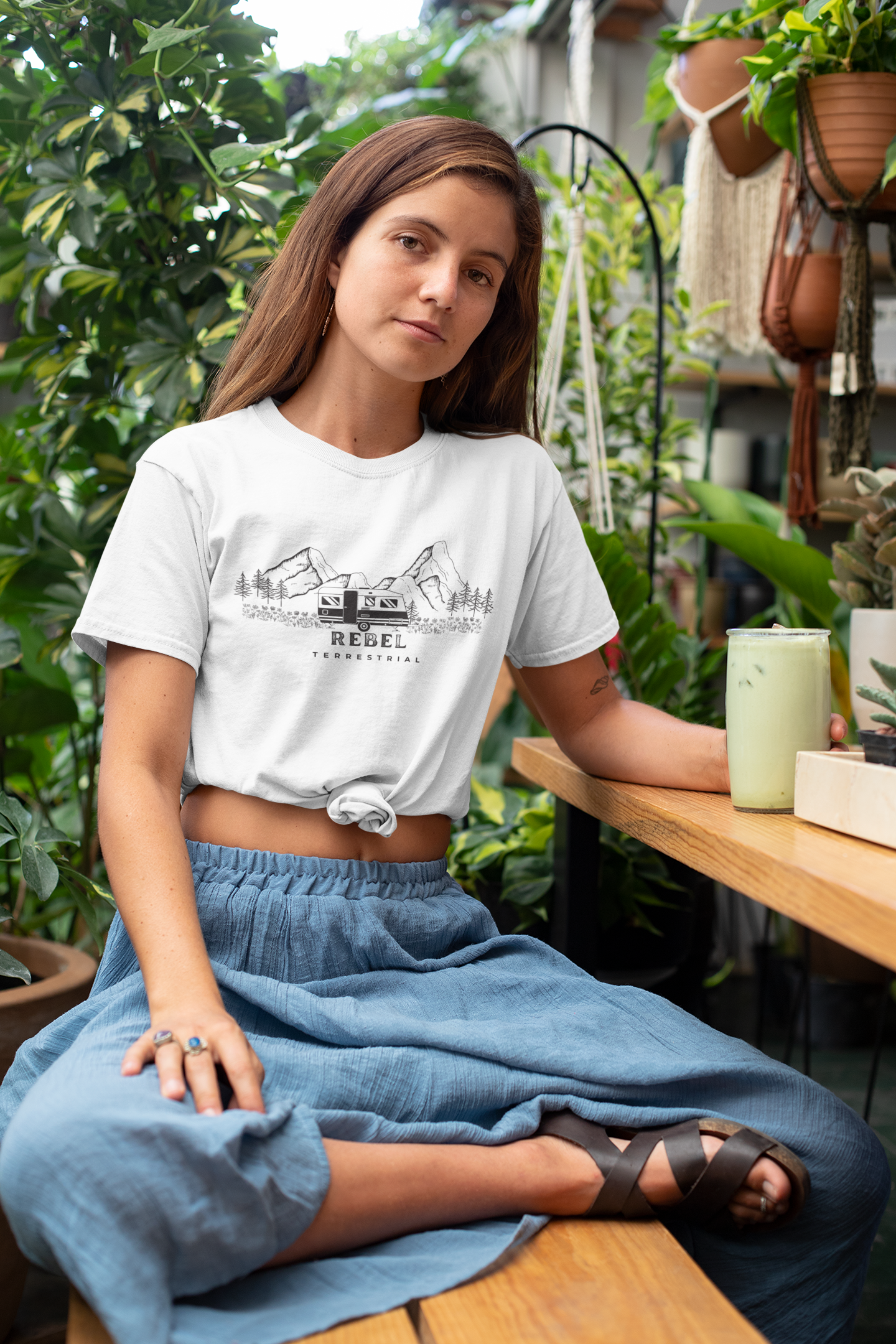 Rebel Terrestrial Mountain RV T-Shirt – For Nomads, Rebels, and Outdoor Souls