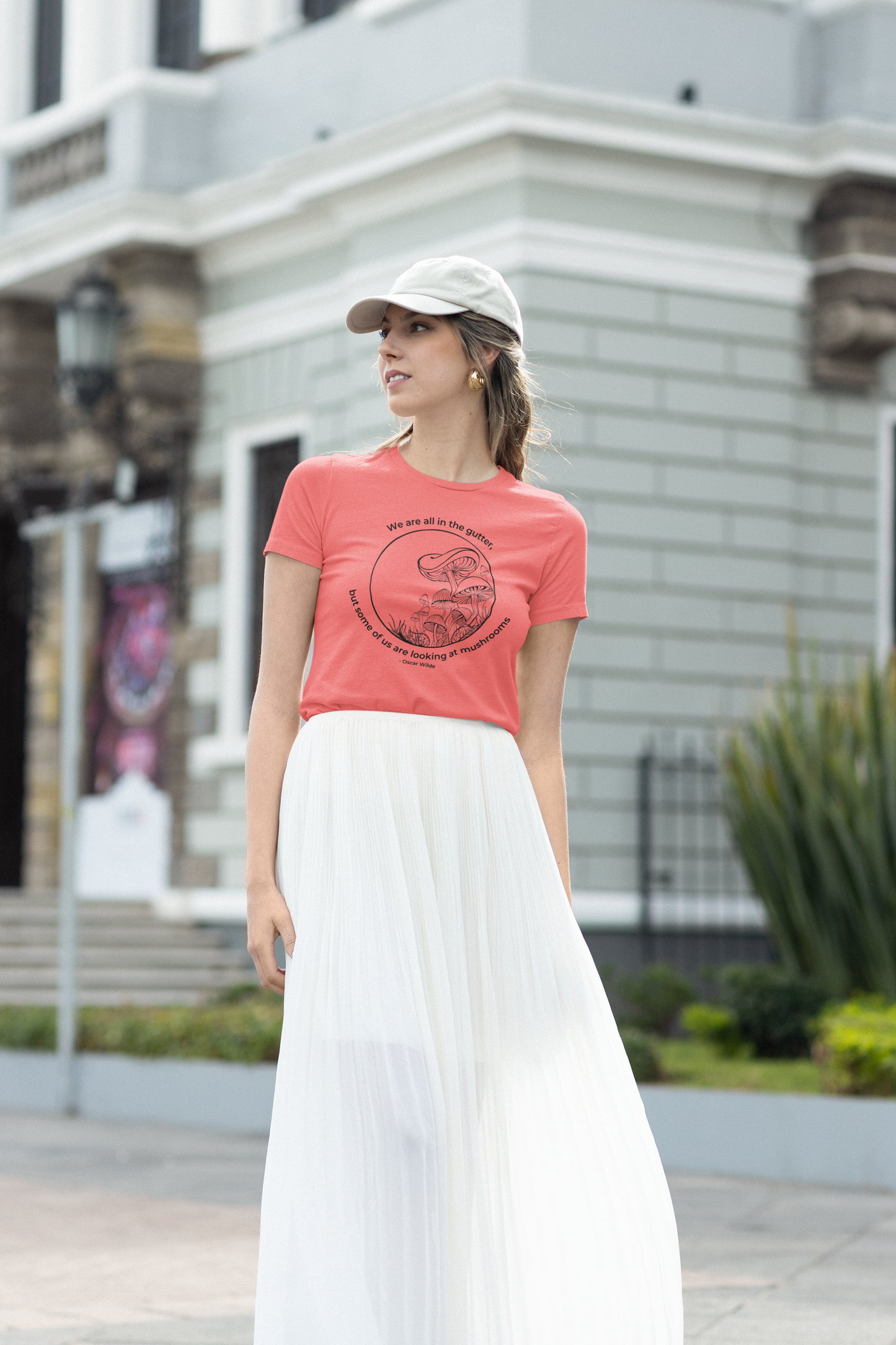 We Are All in the Gutter, But Some of Us Are Looking at Mushrooms – Unisex Softstyle T-Shirt