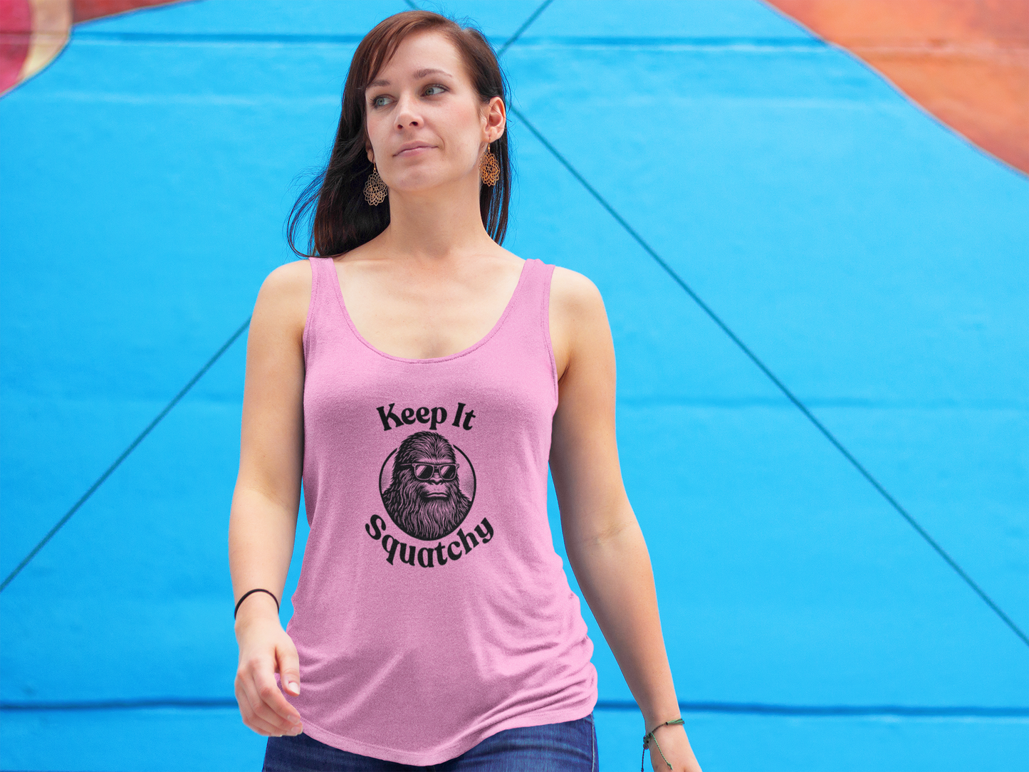 Keep It Squatchy | Women’s Racerback Tank Top
