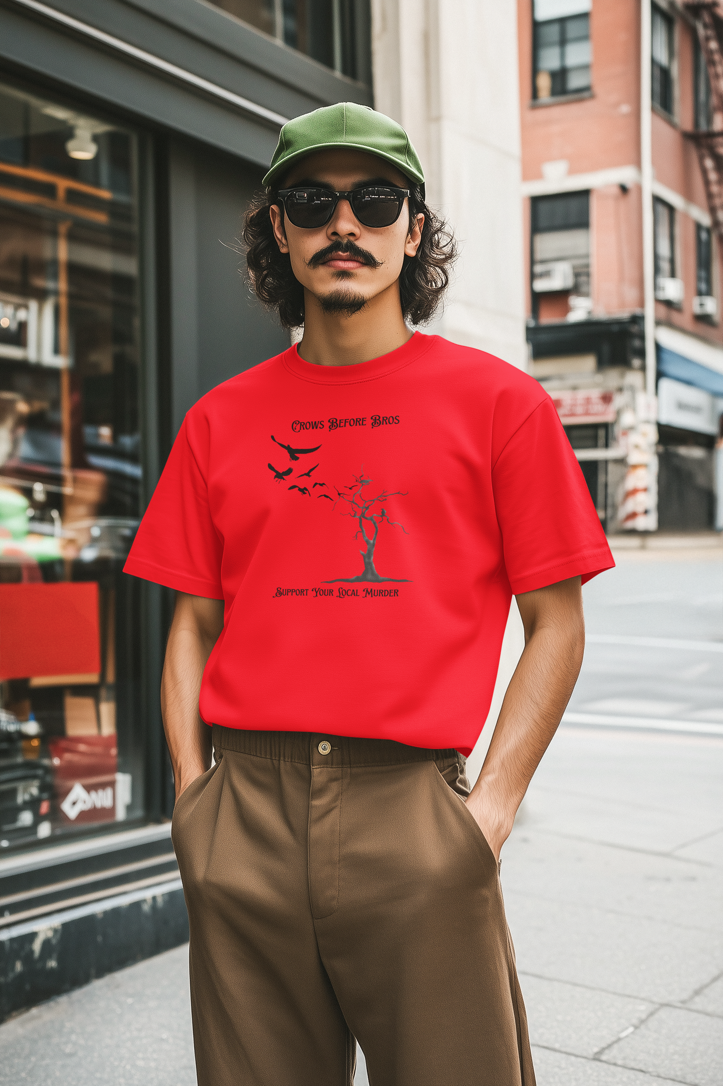 "Crows Before Bros" Unisex Softstyle T-Shirt