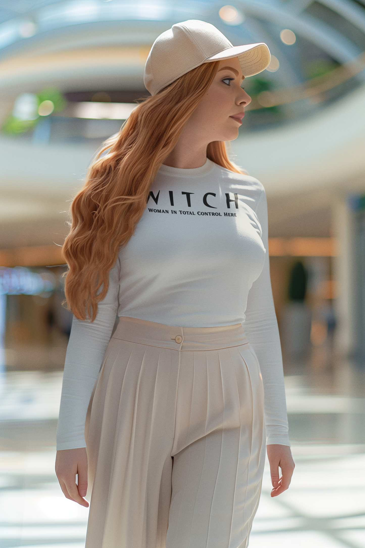 WITCH - Woman In Total Control Here Unisex Long Sleeve Tee