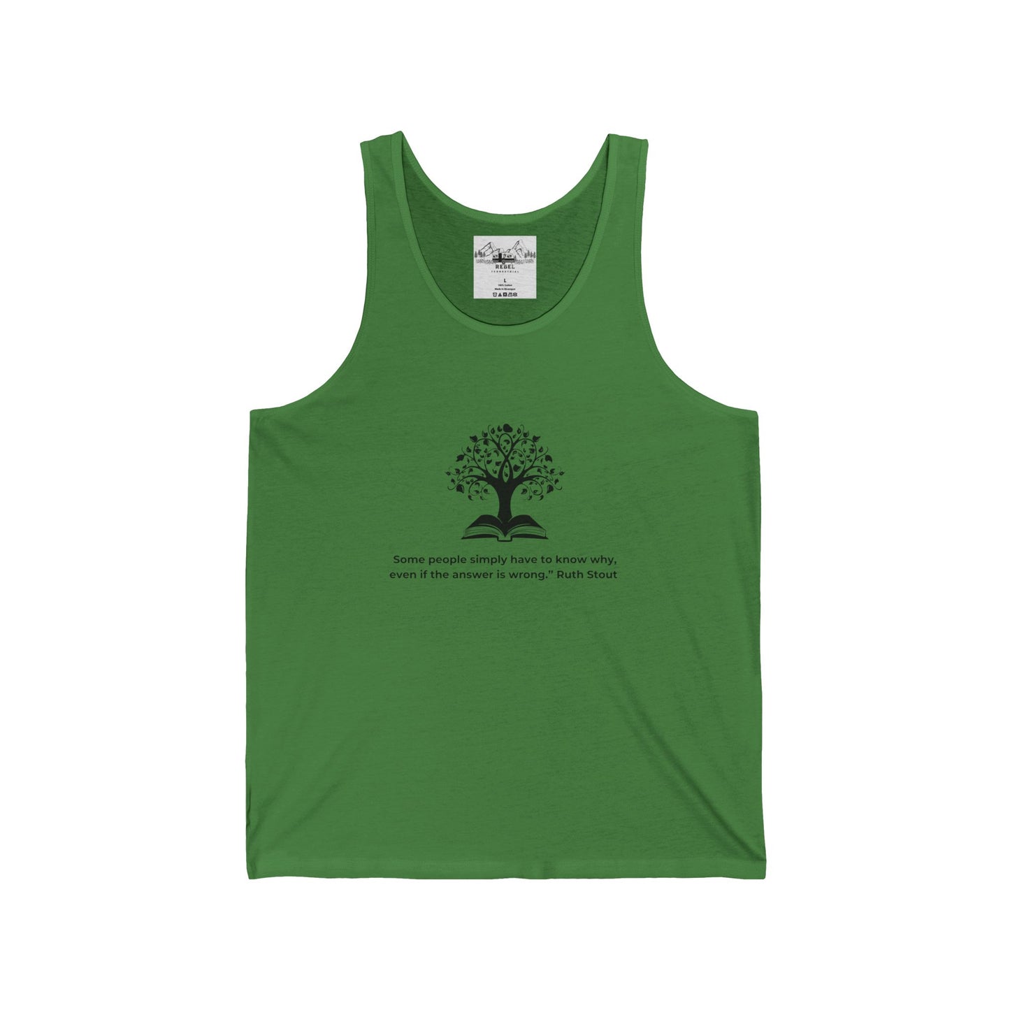 “Some People Simply Have to Know Why” – Unisex Jersey Tank