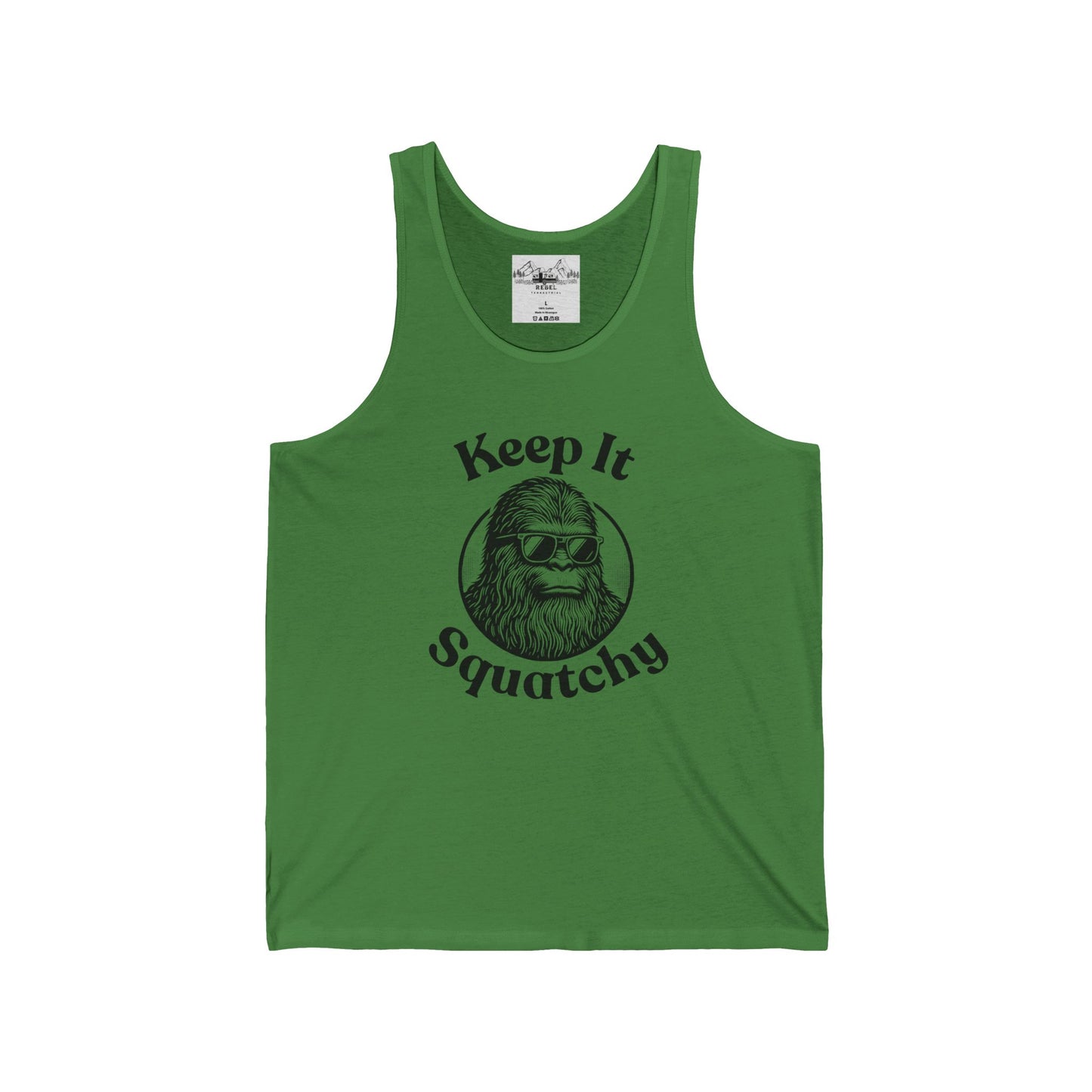Keep It Squatchy | Bigfoot Shades Unisex Tank Top