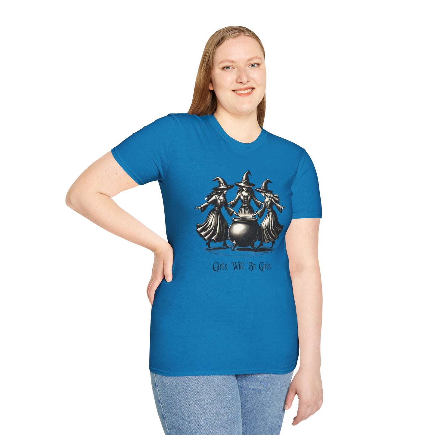 "Girls Will Be Girls" Witches Unisex T-Shirt