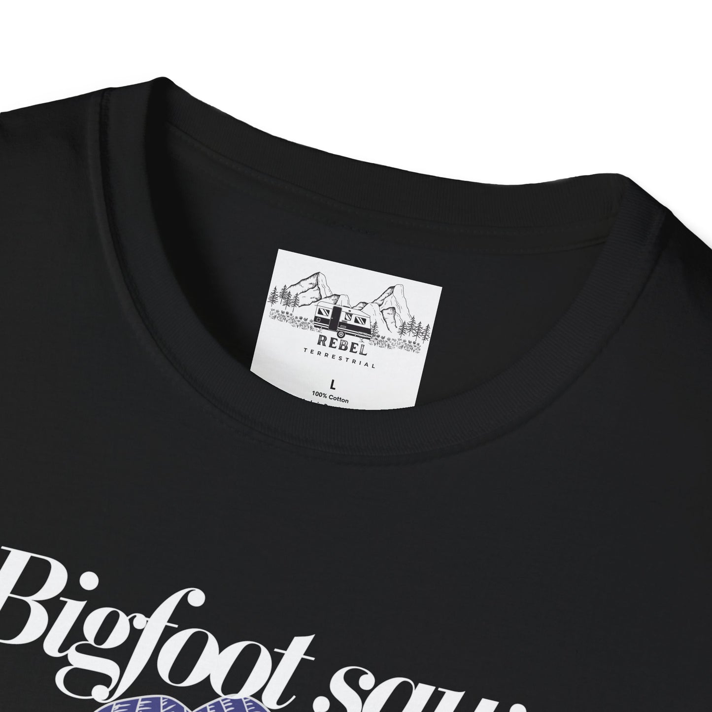 Bigfoot Saw Me But No One Believed Him – Hipster Bigfoot T-Shirt | Unisex Softstyle Tee