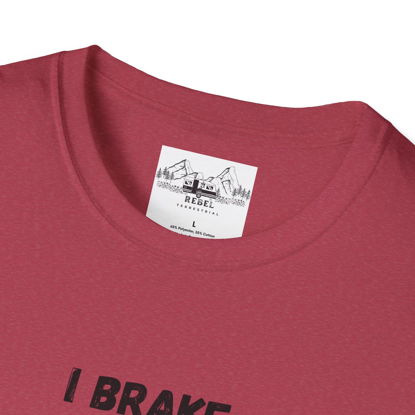 I Brake for Turtles – Funny Motorcycle & Wildlife Awareness Tee