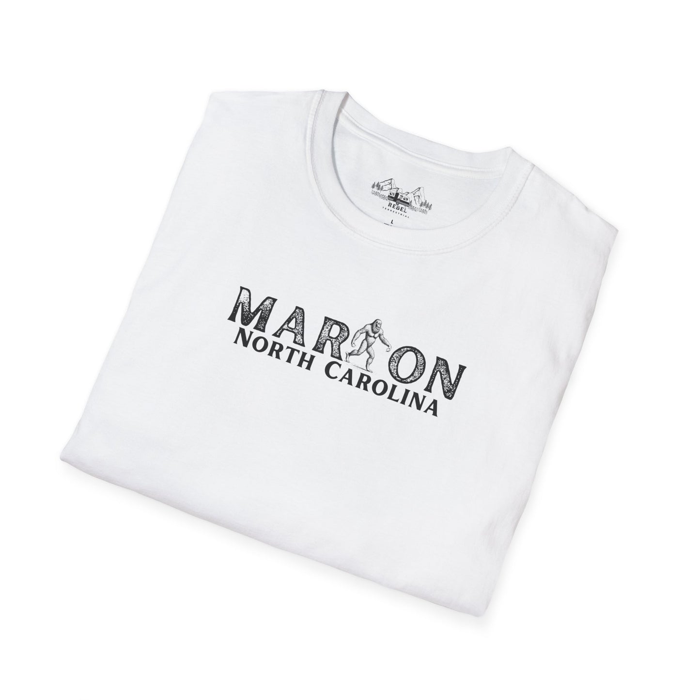 Marion North Carolina Bigfoot T-Shirt – Unisex Softstyle Tee